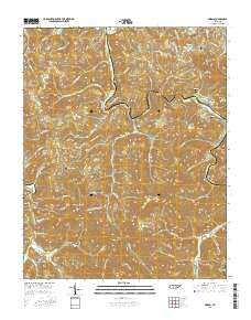 Norma Tennessee Current topographic map, 1:24000 scale, 7.5 X 7.5 Minute, Year 2016