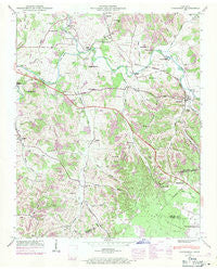Normandy Tennessee Historical topographic map, 1:24000 scale, 7.5 X 7.5 Minute, Year 1947