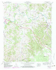 Normandy Tennessee Historical topographic map, 1:24000 scale, 7.5 X 7.5 Minute, Year 1947