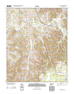 Normandy Tennessee Historical topographic map, 1:24000 scale, 7.5 X 7.5 Minute, Year 2013