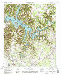 Normandy Lake Tennessee Historical topographic map, 1:24000 scale, 7.5 X 7.5 Minute, Year 1976