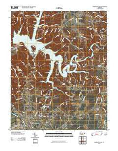 Normandy Lake Tennessee Historical topographic map, 1:24000 scale, 7.5 X 7.5 Minute, Year 2010