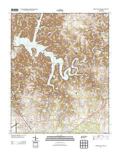 Normandy Lake Tennessee Historical topographic map, 1:24000 scale, 7.5 X 7.5 Minute, Year 2013