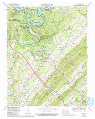 Norris Tennessee Historical topographic map, 1:24000 scale, 7.5 X 7.5 Minute, Year 1973