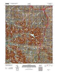 Oak Hill Tennessee Historical topographic map, 1:24000 scale, 7.5 X 7.5 Minute, Year 2010