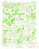 Oakland Tennessee Historical topographic map, 1:24000 scale, 7.5 X 7.5 Minute, Year 1965