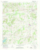 Oakland Tennessee Historical topographic map, 1:24000 scale, 7.5 X 7.5 Minute, Year 1965