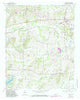 Oakland Tennessee Historical topographic map, 1:24000 scale, 7.5 X 7.5 Minute, Year 1965