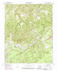 Obey City Tennessee Historical topographic map, 1:24000 scale, 7.5 X 7.5 Minute, Year 1946