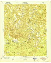 Obey City Tennessee Historical topographic map, 1:24000 scale, 7.5 X 7.5 Minute, Year 1950