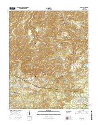 Obey City Tennessee Current topographic map, 1:24000 scale, 7.5 X 7.5 Minute, Year 2016
