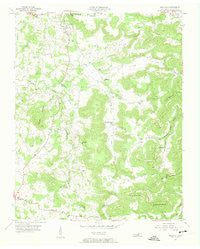 Okalona Tennessee Historical topographic map, 1:24000 scale, 7.5 X 7.5 Minute, Year 1955