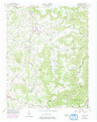 Okalona Tennessee Historical topographic map, 1:24000 scale, 7.5 X 7.5 Minute, Year 1955