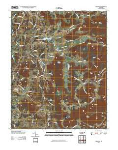 Okalona Tennessee Historical topographic map, 1:24000 scale, 7.5 X 7.5 Minute, Year 2010