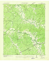 Olivehill Tennessee Historical topographic map, 1:24000 scale, 7.5 X 7.5 Minute, Year 1936