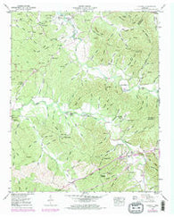 Olivehill Tennessee Historical topographic map, 1:24000 scale, 7.5 X 7.5 Minute, Year 1949