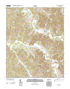 Olivehill Tennessee Historical topographic map, 1:24000 scale, 7.5 X 7.5 Minute, Year 2013