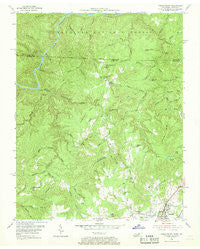 Oneida North Tennessee Historical topographic map, 1:24000 scale, 7.5 X 7.5 Minute, Year 1955