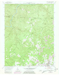 Oneida North Tennessee Historical topographic map, 1:24000 scale, 7.5 X 7.5 Minute, Year 1955