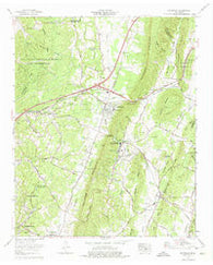 Ooltewah Tennessee Historical topographic map, 1:24000 scale, 7.5 X 7.5 Minute, Year 1964