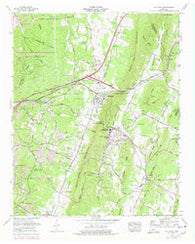 Ooltewah Tennessee Historical topographic map, 1:24000 scale, 7.5 X 7.5 Minute, Year 1964