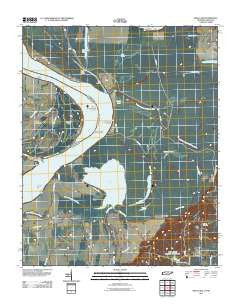 Open Lake Tennessee Historical topographic map, 1:24000 scale, 7.5 X 7.5 Minute, Year 2011