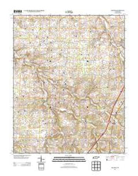Orlinda Tennessee Historical topographic map, 1:24000 scale, 7.5 X 7.5 Minute, Year 2013