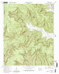 Orme Tennessee Historical topographic map, 1:24000 scale, 7.5 X 7.5 Minute, Year 1947