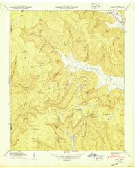 Orme Tennessee Historical topographic map, 1:24000 scale, 7.5 X 7.5 Minute, Year 1950