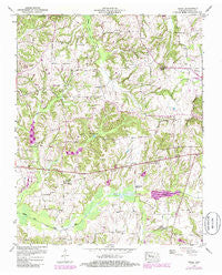 Osage Tennessee Historical topographic map, 1:24000 scale, 7.5 X 7.5 Minute, Year 1950