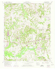 Osage Tennessee Historical topographic map, 1:24000 scale, 7.5 X 7.5 Minute, Year 1950