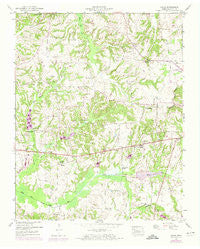Osage Tennessee Historical topographic map, 1:24000 scale, 7.5 X 7.5 Minute, Year 1950