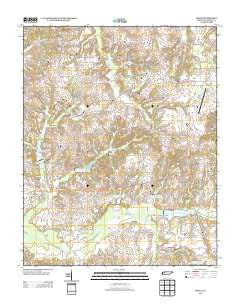 Osage Tennessee Historical topographic map, 1:24000 scale, 7.5 X 7.5 Minute, Year 2013