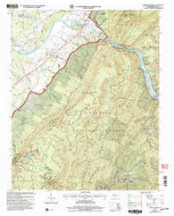 Oswald Dome Tennessee Historical topographic map, 1:24000 scale, 7.5 X 7.5 Minute, Year 2003