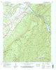 Oswald Dome Tennessee Historical topographic map, 1:24000 scale, 7.5 X 7.5 Minute, Year 1967