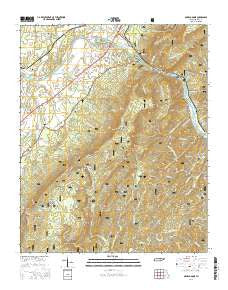Oswald Dome Tennessee Current topographic map, 1:24000 scale, 7.5 X 7.5 Minute, Year 2016