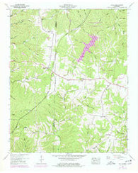 Ovilla Tennessee Historical topographic map, 1:24000 scale, 7.5 X 7.5 Minute, Year 1951