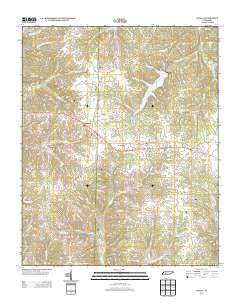 Ovilla Tennessee Historical topographic map, 1:24000 scale, 7.5 X 7.5 Minute, Year 2013