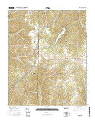 Ovilla Tennessee Current topographic map, 1:24000 scale, 7.5 X 7.5 Minute, Year 2016