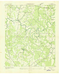 Ovoca Tennessee Historical topographic map, 1:24000 scale, 7.5 X 7.5 Minute, Year 1936