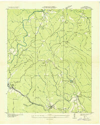 Ozone Tennessee Historical topographic map, 1:24000 scale, 7.5 X 7.5 Minute, Year 1936