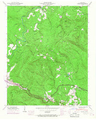 Ozone Tennessee Historical topographic map, 1:24000 scale, 7.5 X 7.5 Minute, Year 1949