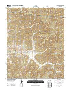 Pall Mall Tennessee Historical topographic map, 1:24000 scale, 7.5 X 7.5 Minute, Year 2013