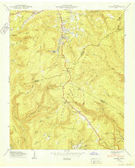 Palmer Tennessee Historical topographic map, 1:24000 scale, 7.5 X 7.5 Minute, Year 1950