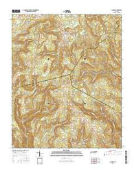 Palmer Tennessee Current topographic map, 1:24000 scale, 7.5 X 7.5 Minute, Year 2016