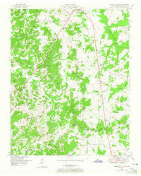 Palmer Shelter Tennessee Historical topographic map, 1:24000 scale, 7.5 X 7.5 Minute, Year 1950