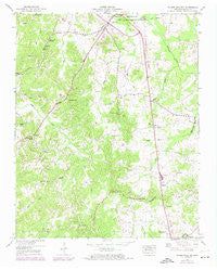 Palmer Shelter Tennessee Historical topographic map, 1:24000 scale, 7.5 X 7.5 Minute, Year 1950