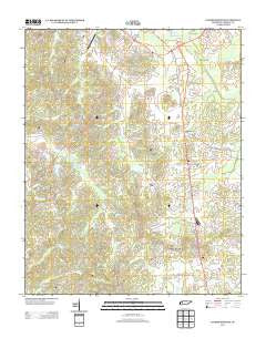 Palmer Shelter Tennessee Historical topographic map, 1:24000 scale, 7.5 X 7.5 Minute, Year 2013