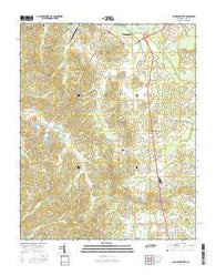 Palmer Shelter Tennessee Current topographic map, 1:24000 scale, 7.5 X 7.5 Minute, Year 2016