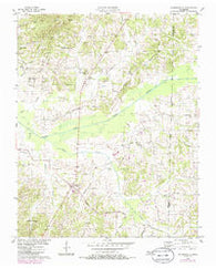 Palmersville Tennessee Historical topographic map, 1:24000 scale, 7.5 X 7.5 Minute, Year 1956